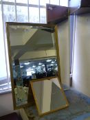 Three Gilt Framed Mirrors