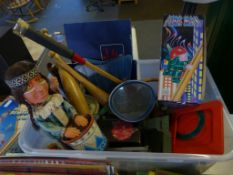 Box Containing Vintage Children's Toys