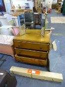 Dressing Table Base with Mirrors etc.