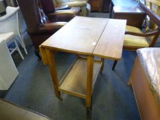 Oak Drop Leaf Trolley