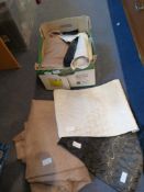 Box Containing Table Clothes, Mats, etc.