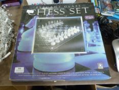Glass Chess Set