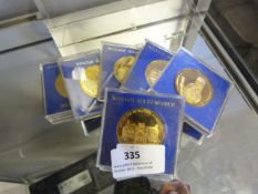 Six William Wilberforce Commemorative Medals