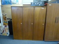 Teak Triple Wardrobe