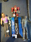 Set of Dunlop Golf Balls and Three Toys