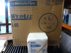 *Box Containing 18 Packs of 56 Wypall L40 Wipers