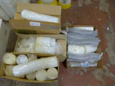 Four Boxes of Disposable Cup Lids (Assorted Sizes)