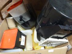 *Box of Assorted Storage Bottles etc.