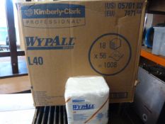 *Box Containing 18 Packs of 56 Wypall L40 Wipers