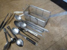 Deep Fat Fryer Basket and a Small Quantity of Kitc