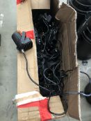 *Box of 3w LED Pin Spots (Black)