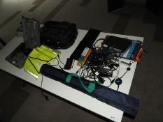 Assorted Office Sundries, High Vis Vests, Rechargeable Drill, etc.