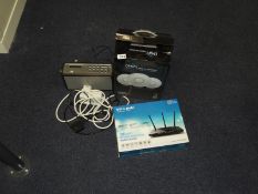 Top Link Wireless Router, Wifi Extenders and a DAB Radio