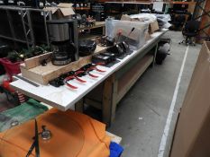 *Large Wood Bench Suitable for Cross Cut Saw