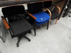 *Four Assorted Office Chairs
