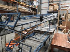 *Pair of Fourteen Tread Aluminium & Steel Warehous