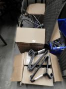 *Box Containing Rubber Mats, Christmas Tree Bases