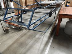 *Pair of Fourteen Tread Aluminium & Steel Warehous