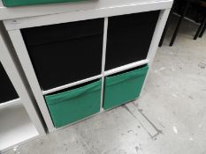 *Set of White Pigeon Holes with Four Boxes