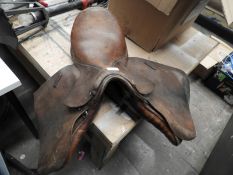 *Leather Saddle