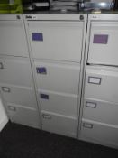 Four Drawer Foolscap Filing Cabinet (Grey)