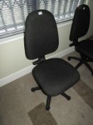 Charcoal Operators Gas Lift Chair