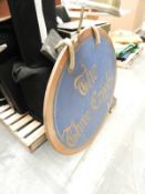 *Pub Sign with Brass Lamp