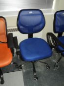 Contemporary Style Office Chair (Blue)