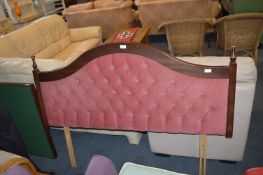 Mahogany Style Padded Headboard