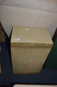 Lloyd Loom Style Linen Bin