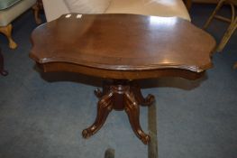 Small Mahogany Effect Coffee Table (AF)