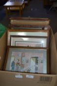 Box of Framed Pictures