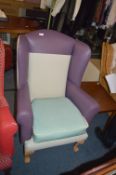 Leatherette Armchair