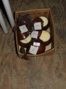 Five Pear Shaped Decorative Candles