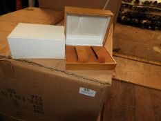 Box Containing 100 Watch Boxes