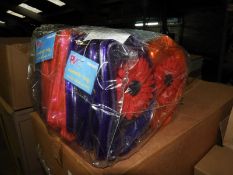 Sixty PVC Cosmetics Bags (Various Colours)