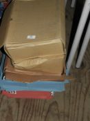 Four Boxes of Assorted Document Wallets