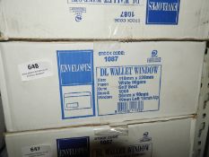 Box Containing 1000 DL Window Envelopes