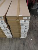 Twelve PF Easy Off Black Metal Shelves