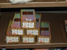 Six Boxes Containing Silver Coloured Asian Style B