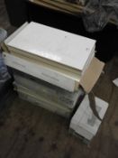Six Packs of British Ceramics White Wall Tiles