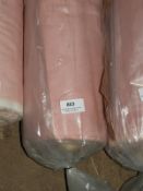 Roll of Pink Bed Sheet Material