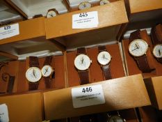 Two Sets of Ladies & Gents Wristwatches in Present
