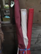 Five Part Rolls of Assorted Upholstery and Curtain
