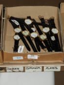 Ten Assorted Wristwatches