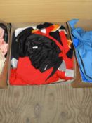 Box Containing 25 Assorted Items of Clothing Inclu