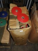 Box Containing Assorted Red Ribbon