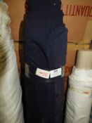 9.5m Roll of Navy Blue Lycra Style Fabric