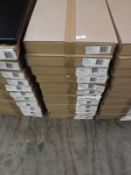 Twelve PF Easy Off Black Metal Shelves