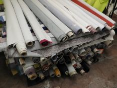 Approximately 100 Roll of Assorted Upholstery Clot